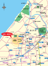 サムネイル画像：安原工業団地近郊地図